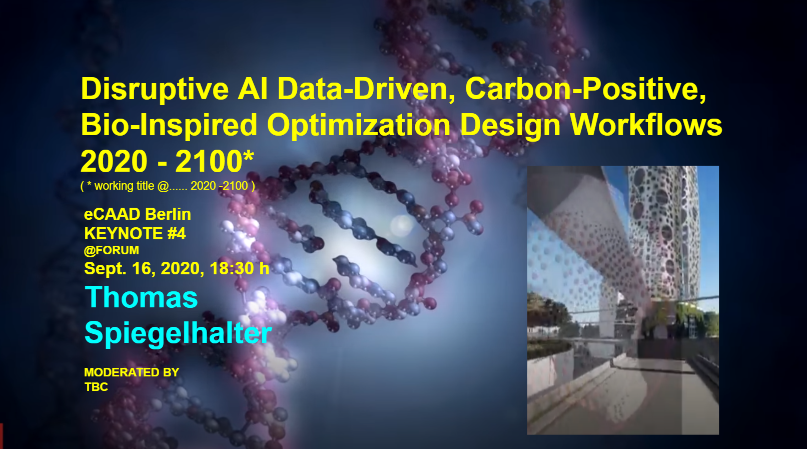 Disruptive AI Data-Driven, Carbon-Positive, Bio-Insipired Optimization Design Workflows